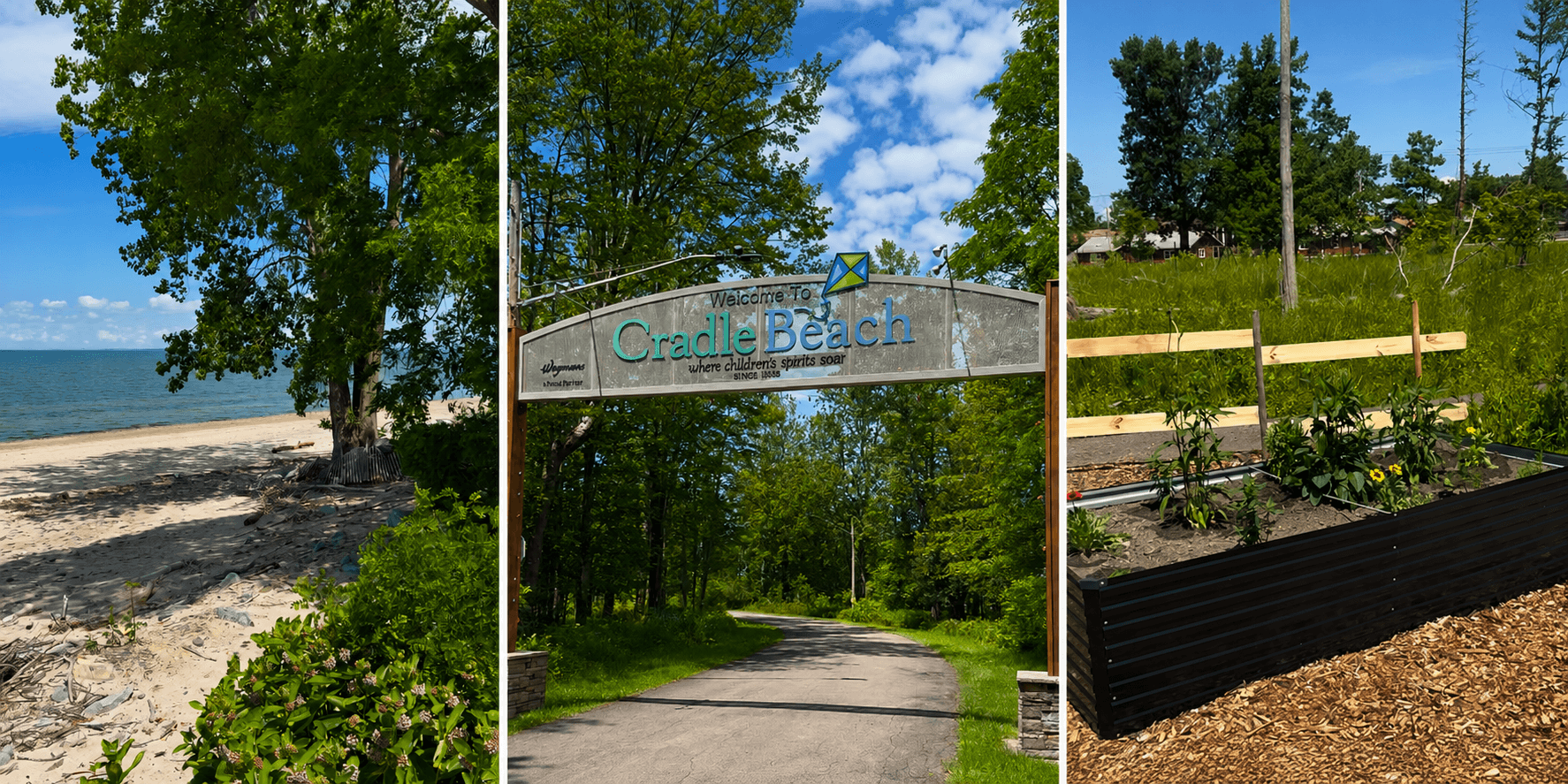 Cradle Beach outdoor areas
