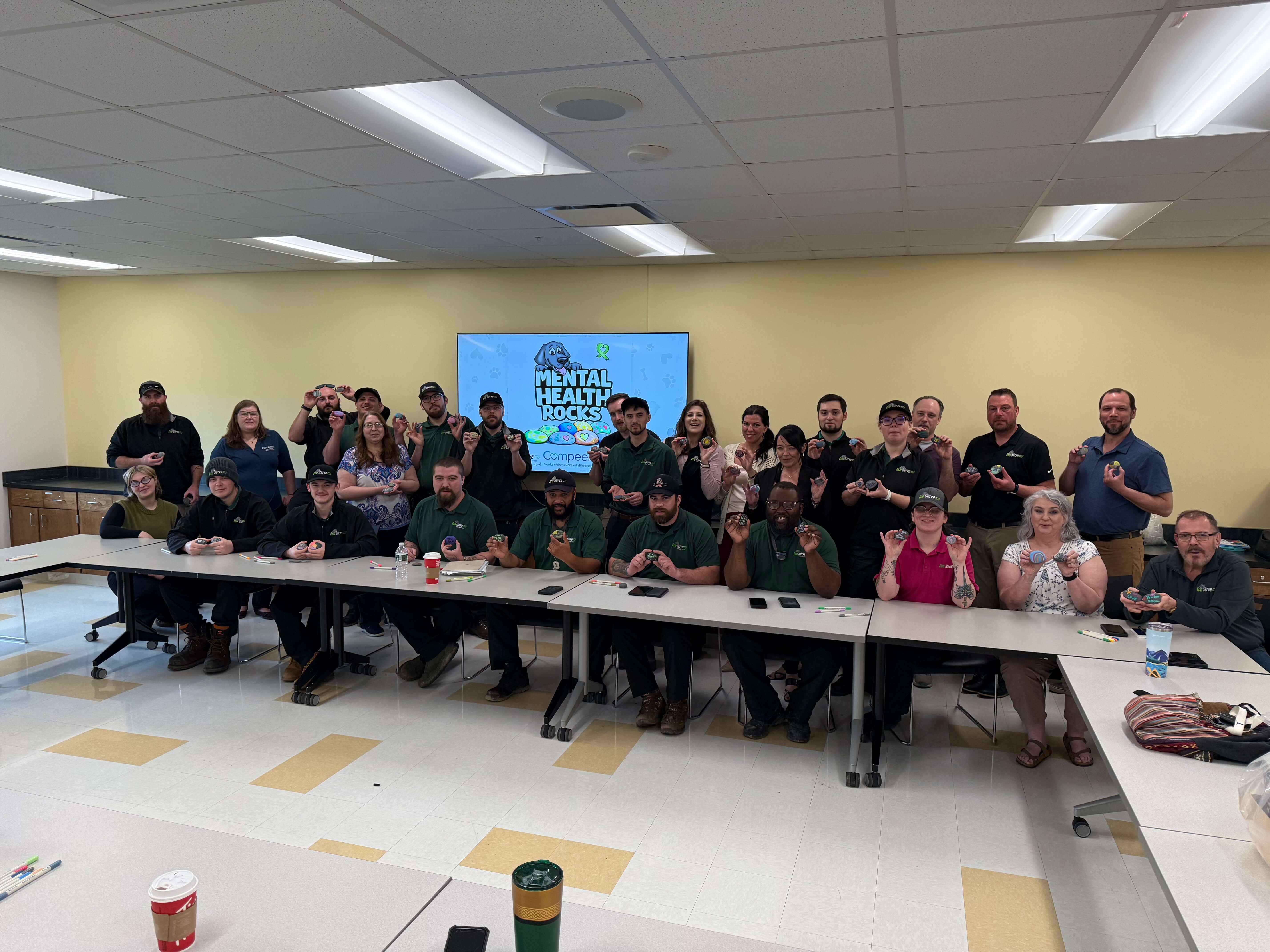 Whole Eco Serve team for the Mental Health Rocks mission