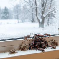 boxelder bugs ai generated image