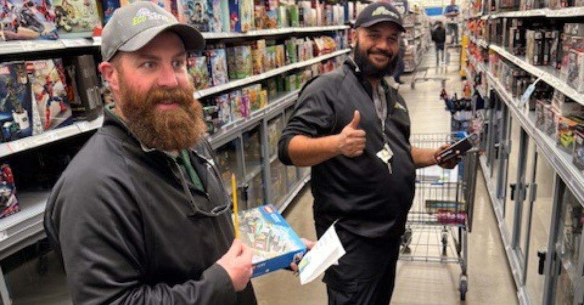 A cart of holiday cheer for 20 Compeer participants 