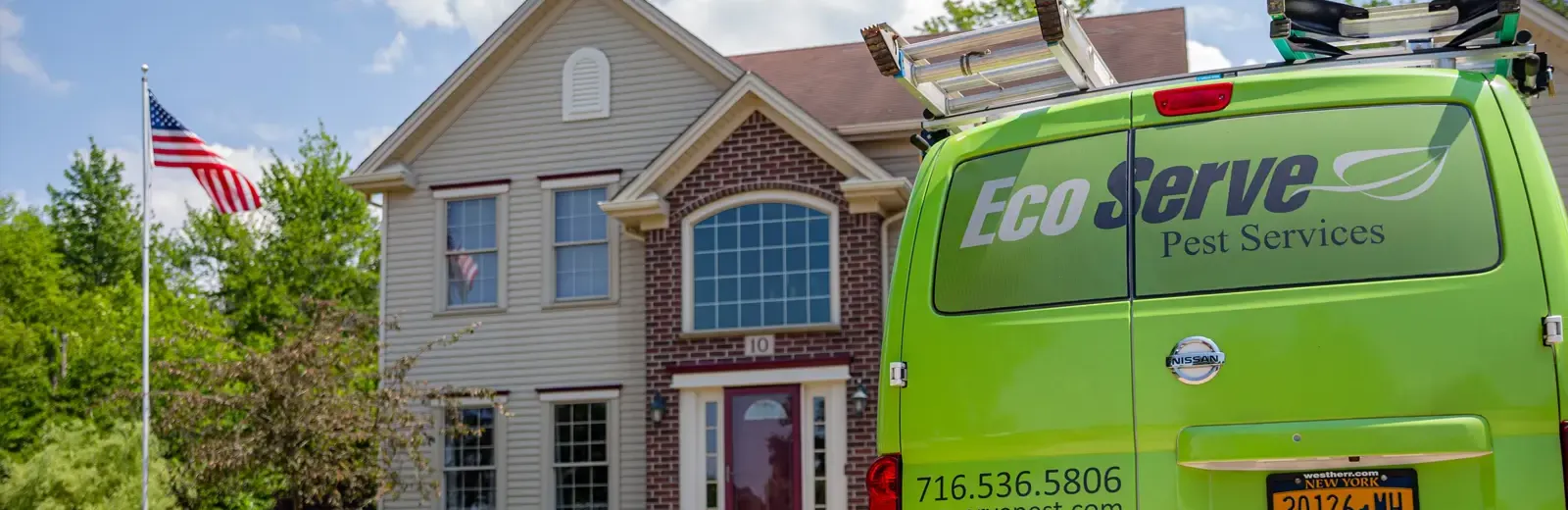 Eco Serve van in driveway