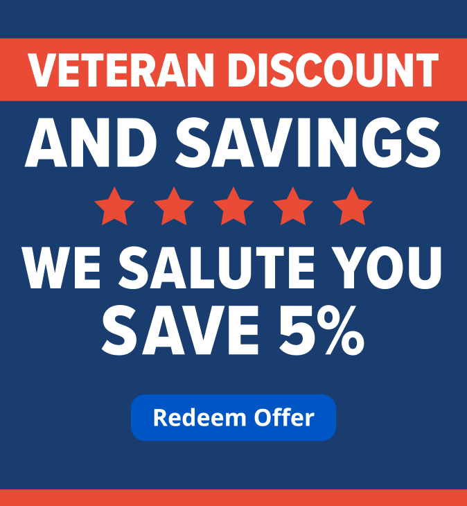 Vet discount graphic